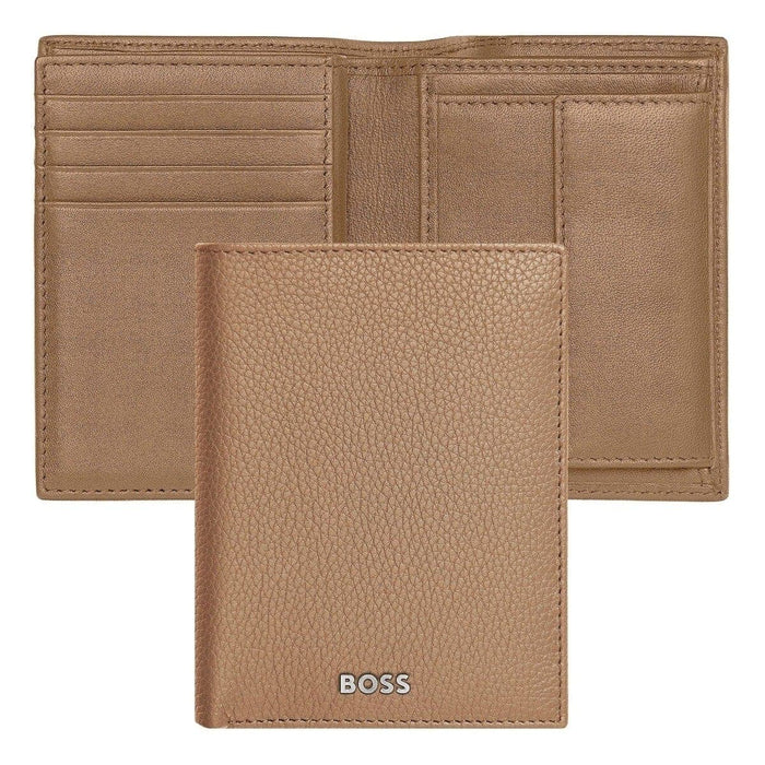 HUGO BOSS, Kreditkartenetui, Classic Grained, Camel