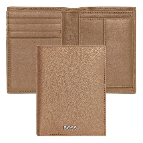 HUGO BOSS, Kreditkartenetui, Classic Grained, Camel
