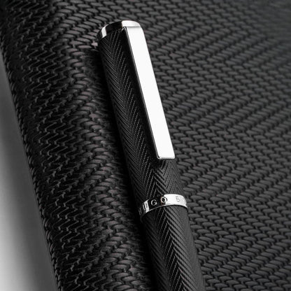 HUGO BOSS, Kugelschreiber Formation Herringbone, chrom