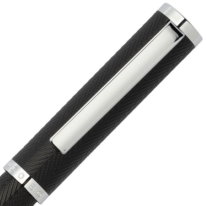 HUGO BOSS, Tintenroller, Formation Herringbone, chrom-3