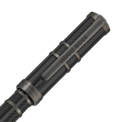 HUGO BOSS Tintenroller Frame Grid, Black & Gun - 3