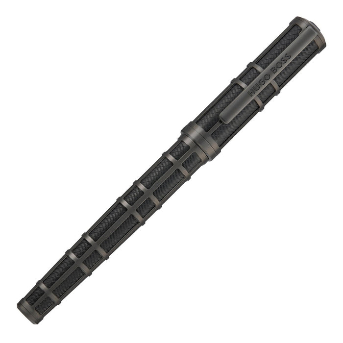 HUGO BOSS Tintenroller Frame Grid, Black & Gun - 4