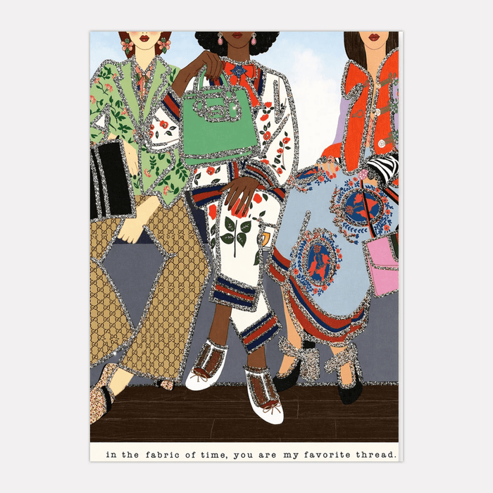 In The Fabric Of Time, You Are My Favorite Thread. | Greeting Card