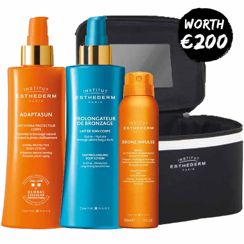 Institut Esthederm Prepare, Protect & Prolong Bundle + Free Travel Bag