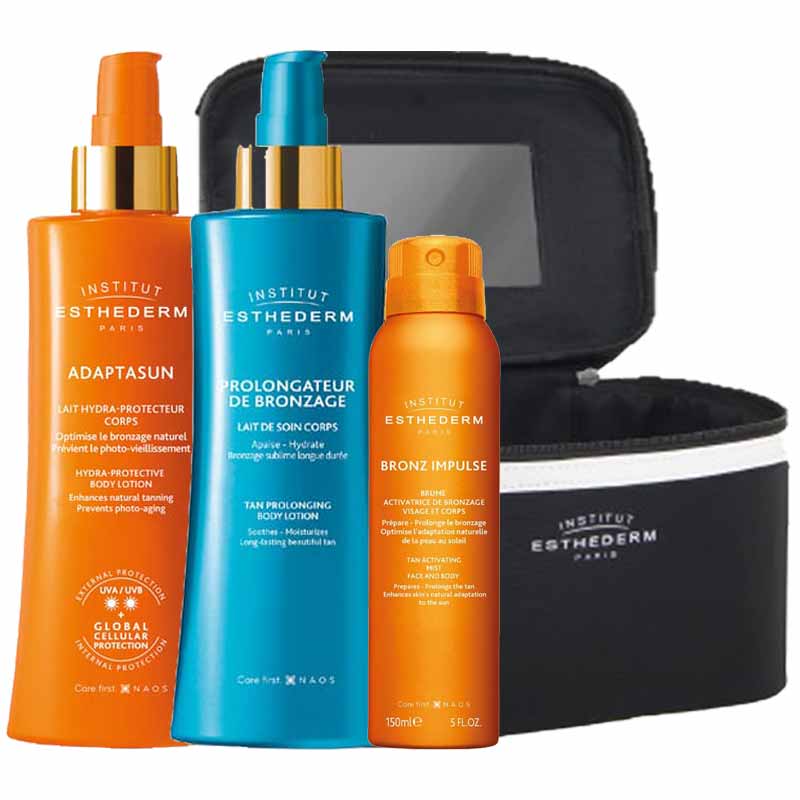 Institut Esthederm Prepare, Protect & Prolong Bundle + Free Travel Bag