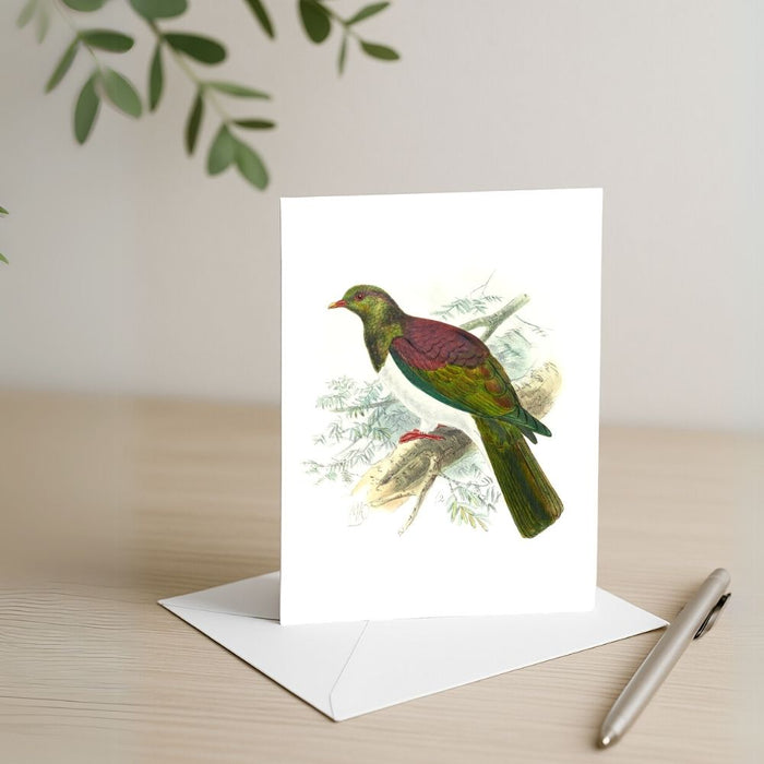 Johannes Keulemans - Card - New Zealand Pigeon - Kereru