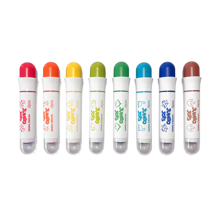 Jumbo Jots Dual Tip Stamp Markers - Dinosaur - Set of 8