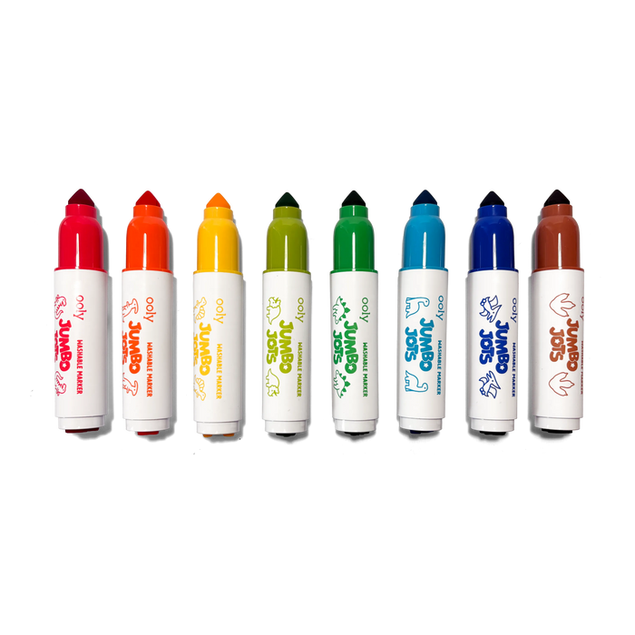 Jumbo Jots Dual Tip Stamp Markers - Dinosaur - Set of 8