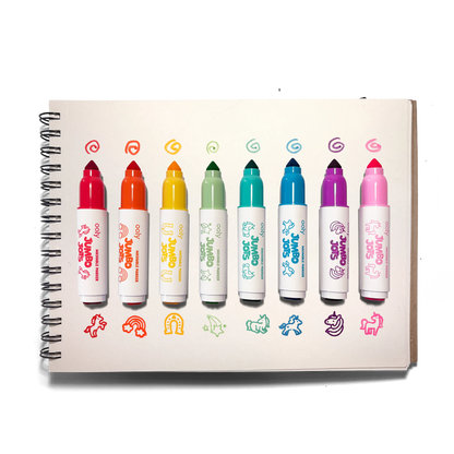 Jumbo Jots Dual Tip Stamp Markers - Unicorn - Set of 8