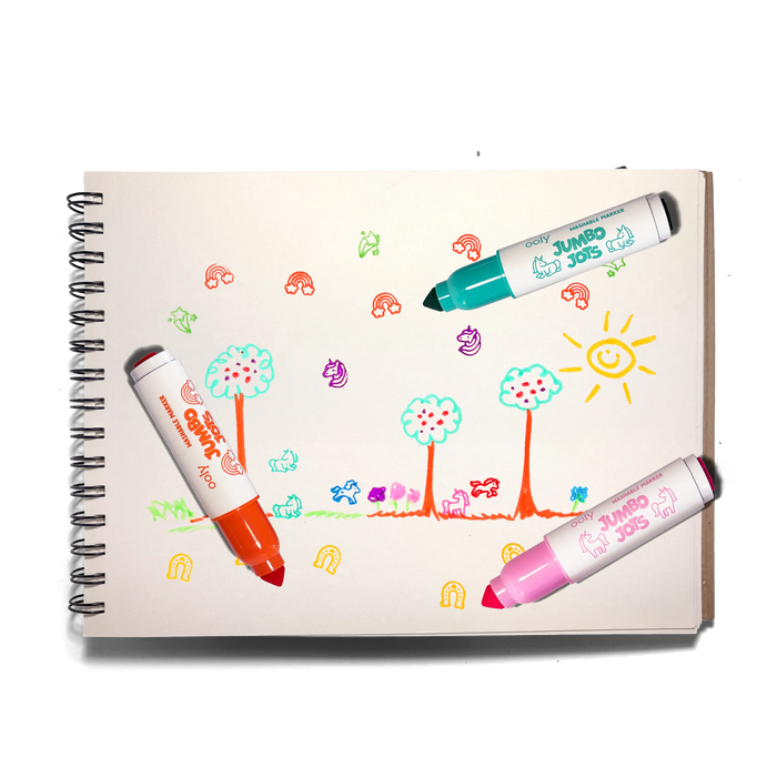 Jumbo Jots Dual Tip Stamp Markers - Unicorn - Set of 8