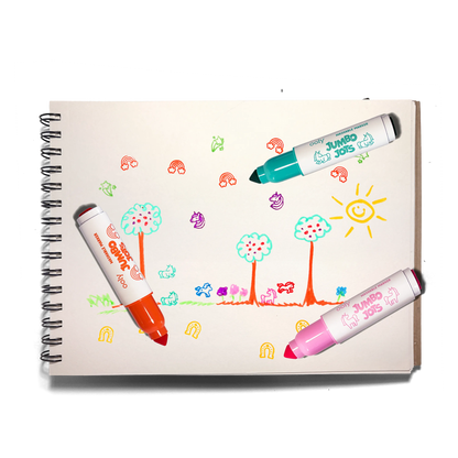 Jumbo Jots Dual Tip Stamp Markers - Unicorn - Set of 8
