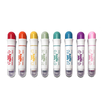 Jumbo Jots Dual Tip Stamp Markers - Unicorn - Set of 8