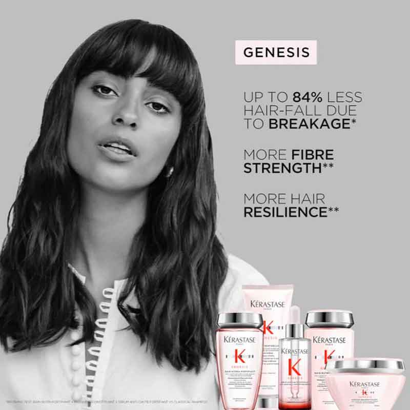 Kérastase Genesis Nutri Anti Hair Fall Fortifying Shampoo & Conditioner Duo with FREE Elixir Ultime Oil