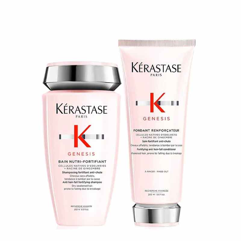 Kérastase Genesis Nutri Anti Hair Fall Fortifying Shampoo & Conditioner Duo with FREE Elixir Ultime Oil