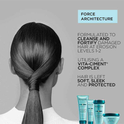 Kérastase Resistance Shampoo, Conditioner For Damaged Hair + FREE Strengthening Milk