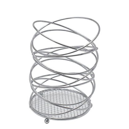 Kitchen Life Chrome Infinity Cutlery Holder - Silver