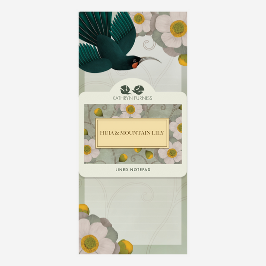 List Pad - Huia & Mountain Lily