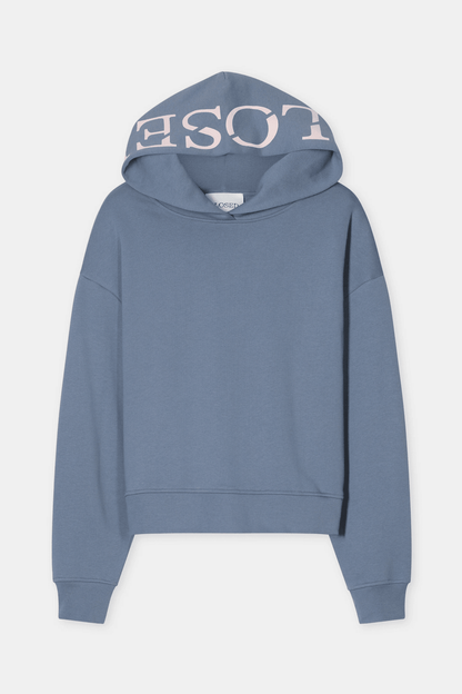 Logo Hoodie Made of Organic Cotton in Strato Grey