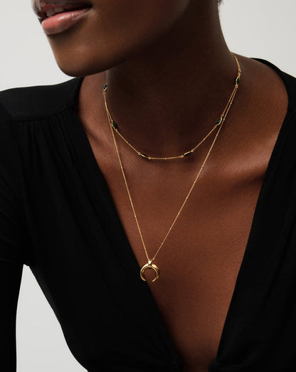 Lucy Williams Large Horn Pendant Necklace Necklaces Missoma