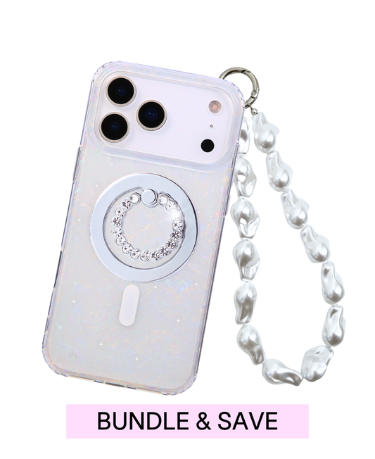 Mother of Pearl Set in White