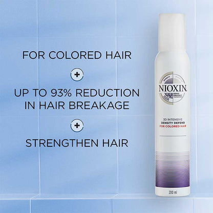 Nioxin 3D Intensive Density Defend Mousse for Coloured Hair