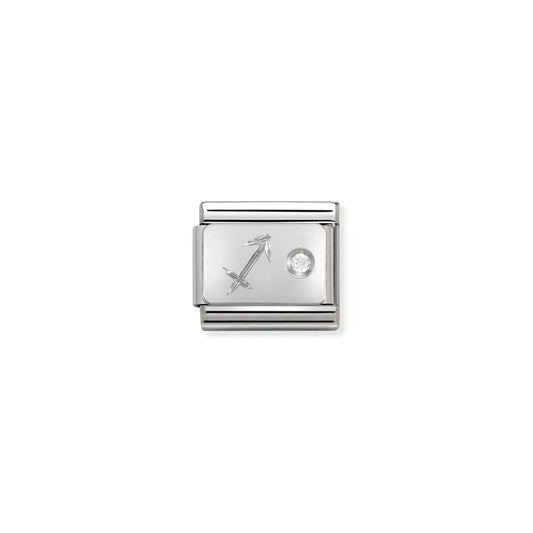 Nomination Classic Zodiac Silver and Cubic Zirconia (Sagittarius)