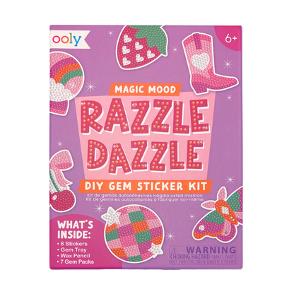 Razzle Dazzle Mini DIY Gem Sticker Kit - Magic Mood - 8 Stickers