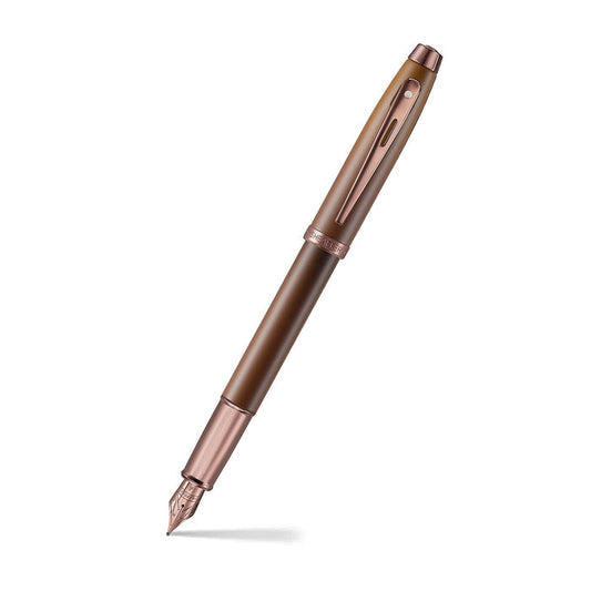 Sheaffer Füller 100 farbig, Stahfeder, braun