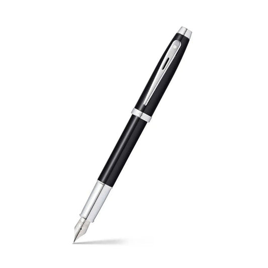 Sheaffer Füller 100 silber, Stahfeder, schwarz