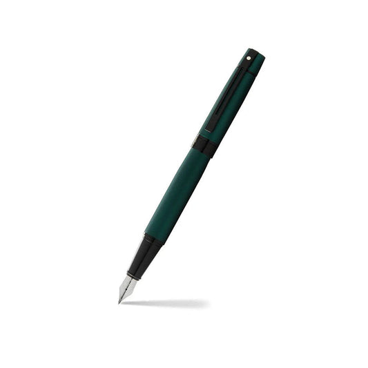 Sheaffer Füller 300 schwarz, Stahfeder, grün