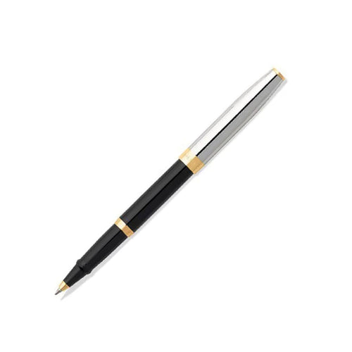 sheaffer-tintenroller-sagaris-chrome-gold-black-1