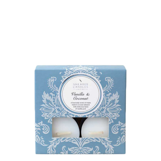 Shearer Candles Vanilla & Coconut Tea Lights