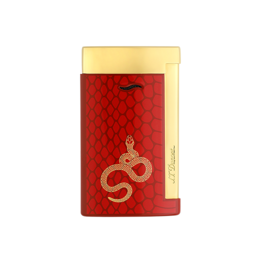 ST Dupont Feuerzeug Slim 7 Snake, Rot