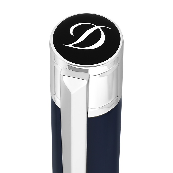 ST Dupont Kugelschreiber Initial D Initial, Palladium, Ltd. Edt., Dark-blue
