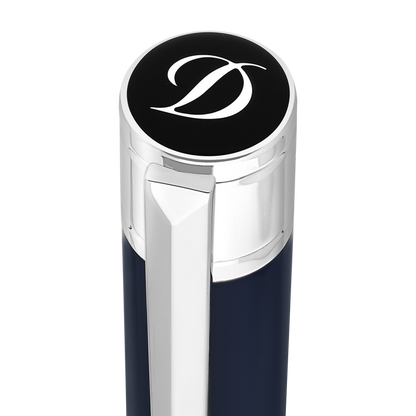 ST Dupont Kugelschreiber Initial D Initial, Palladium, Ltd. Edt., Dark-blue