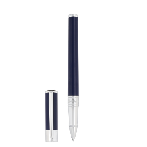 ST Dupont Tintenroller Initial D Initial, Palladium, Ltd. Edt., Dark-blue
