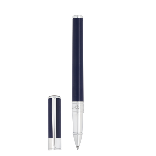 ST Dupont Tintenroller Initial D Initial, Palladium, Ltd. Edt., Dark-blue