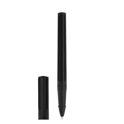 ST Dupont Tintenroller Initial D Initial, Palladium, Ltd. Edt., Schwarz