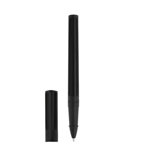 ST Dupont Tintenroller Initial D Initial, Palladium, Ltd. Edt., Schwarz
