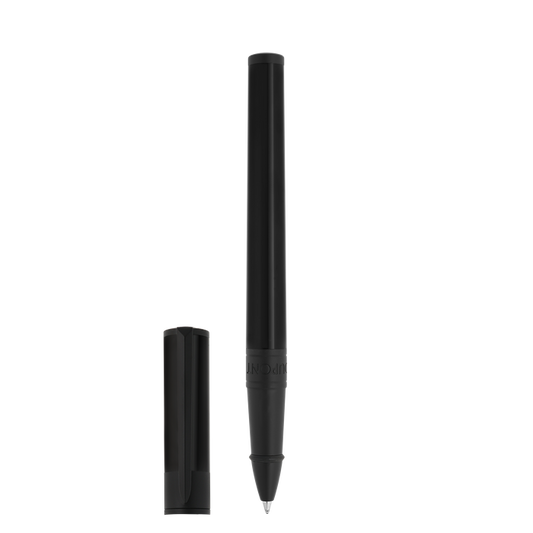 ST Dupont Tintenroller Initial D Initial, Palladium, Ltd. Edt., Schwarz