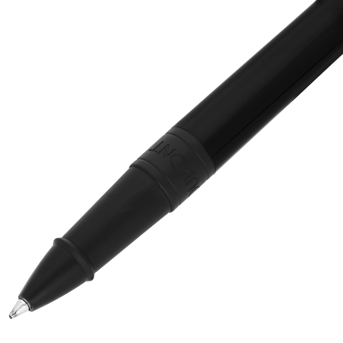 ST Dupont Tintenroller Initial D Initial, Palladium, Ltd. Edt., Schwarz