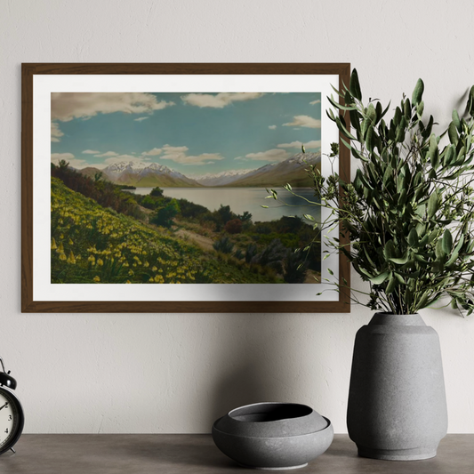 Whites Aviation - Print - Lake Ohau, Waitaki country