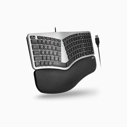 Macally Best Ergonomic Keyboard for Mac - on white background