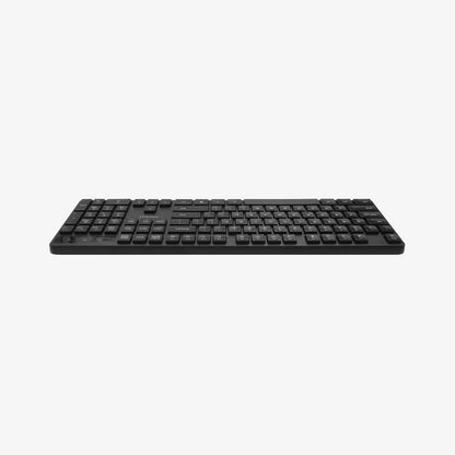 Macally Wireless Full Size Keyboard for Windows PC - product dimensions and specifications view