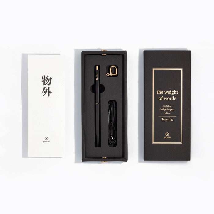 YSTUDIO Kugelschreiber, Classic Revolve, Portable schwarz