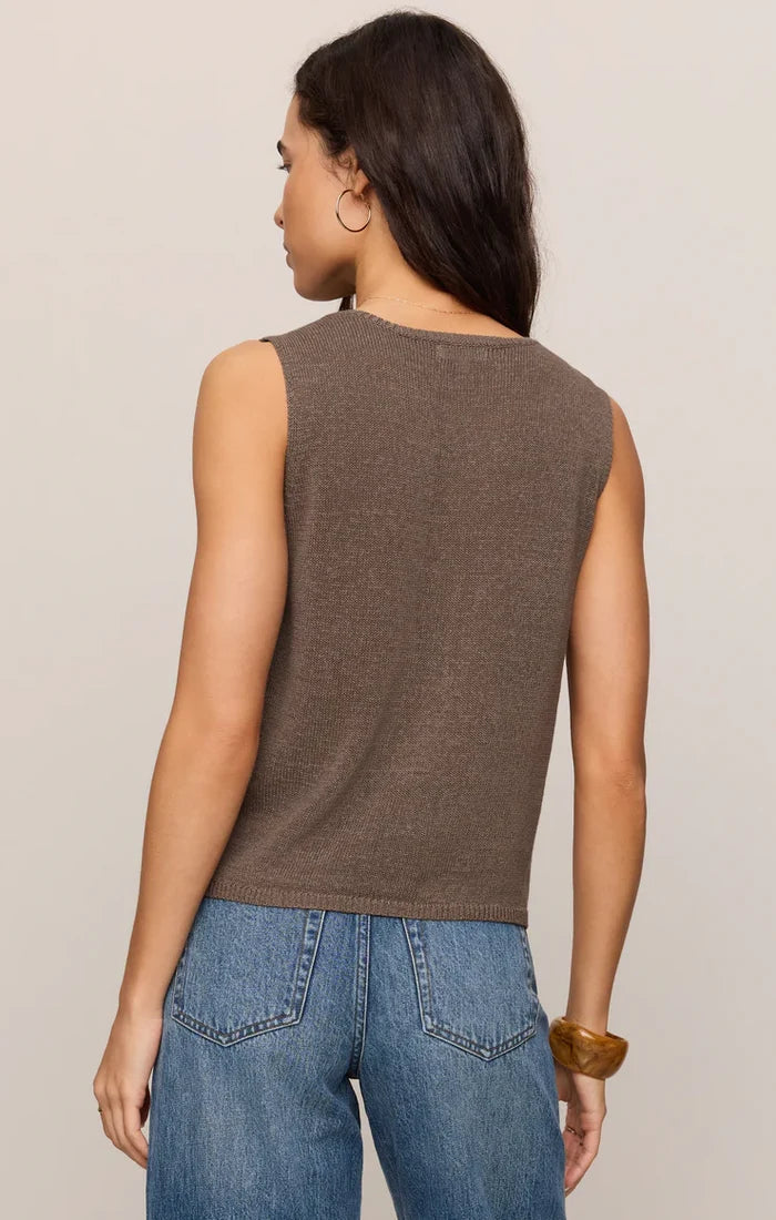 Z Supply Syd Sweater Vest, Pebble Coast