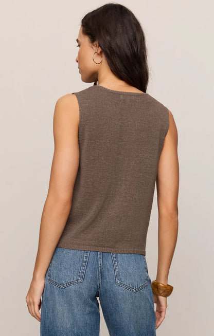 Z Supply Syd Sweater Vest, Pebble Coast