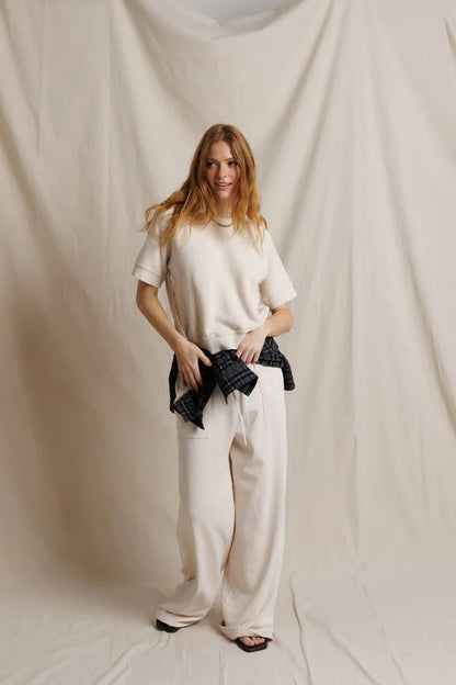 Ziggy Short Sleeve in Sugar