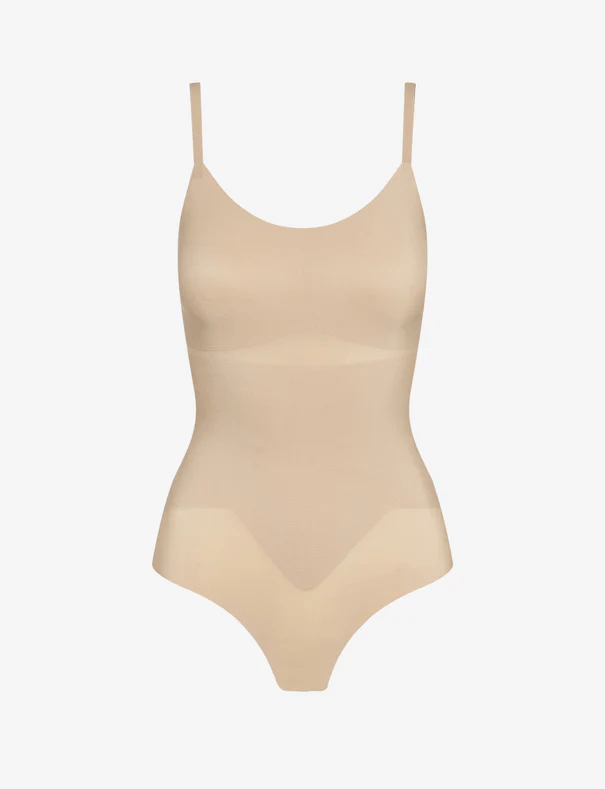 Zone Smoothing Bodysuit in Beige
