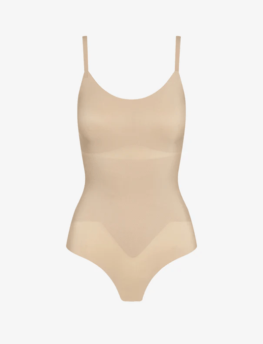 Zone Smoothing Bodysuit in Beige